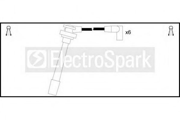 Комплект проводов зажигания STANDARD OEK294