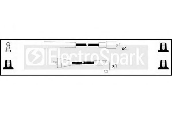 Комплект проводов зажигания STANDARD OEK470