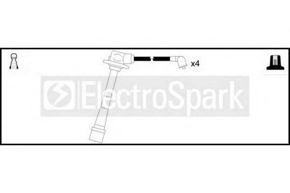 Комплект проводов зажигания STANDARD OEK578