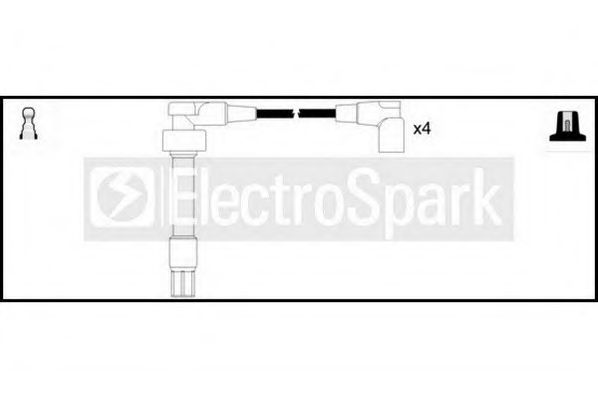 Комплект проводов зажигания STANDARD OEK415