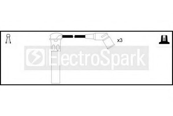 Комплект проводов зажигания STANDARD OEK666
