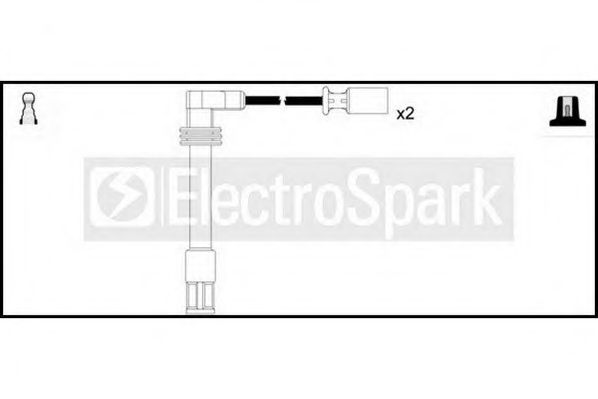 Комплект проводов зажигания STANDARD OEK604