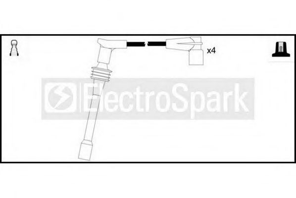 Комплект проводов зажигания STANDARD OEK918