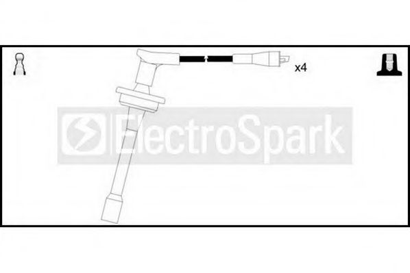 Комплект проводов зажигания STANDARD OEK909