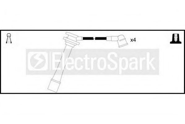 Комплект проводов зажигания STANDARD OEK770