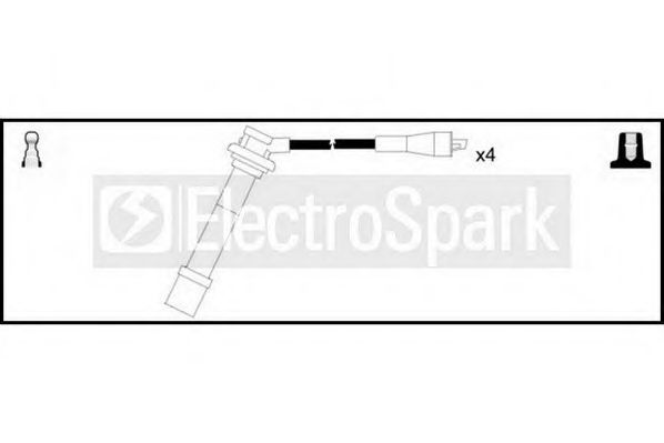 Комплект проводов зажигания STANDARD OEK740