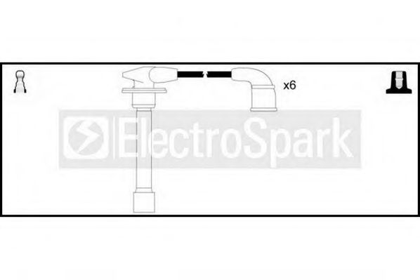 Комплект проводов зажигания STANDARD OEK811