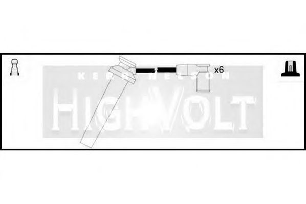 Комплект проводов зажигания STANDARD OEF823