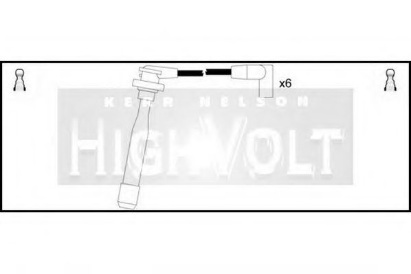 Комплект проводов зажигания STANDARD OEF1045