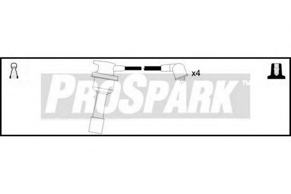 Комплект проводов зажигания INTERMOTOR 76125