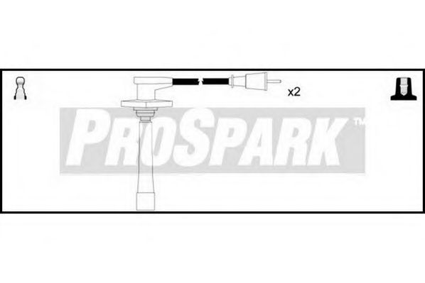 Комплект проводов зажигания INTERMOTOR 76103