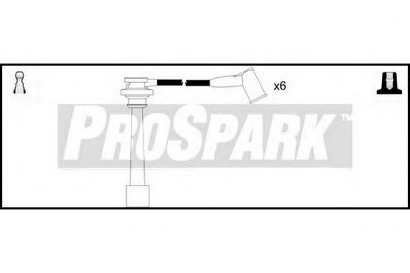 Комплект проводов зажигания STANDARD OES1249
