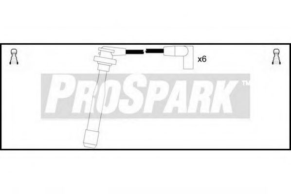 Комплект проводов зажигания STANDARD OES1388
