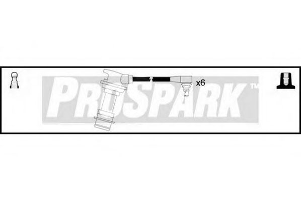 Комплект проводов зажигания STANDARD OES425