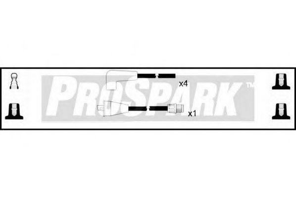 Комплект проводов зажигания INTERMOTOR 76321