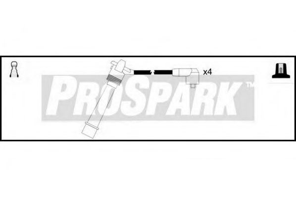 Комплект проводов зажигания INTERMOTOR 73914