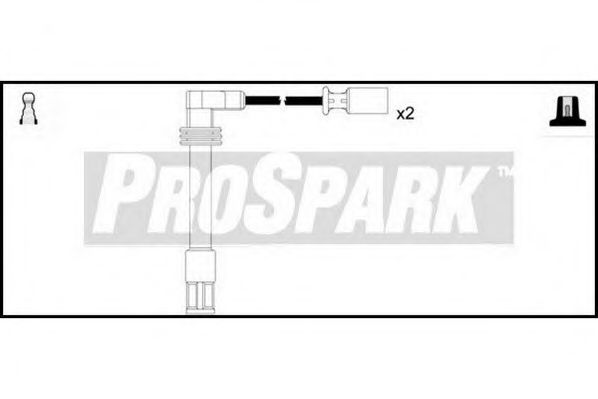 Комплект проводов зажигания STANDARD OES856