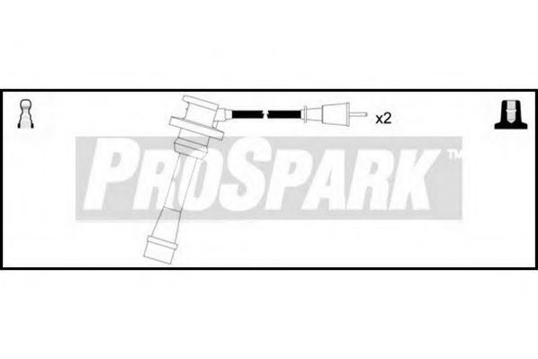 Комплект проводов зажигания INTERMOTOR 76042