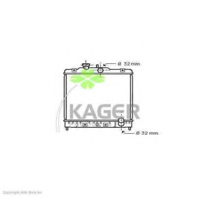 Радиатор, охлаждение двигателя PAPE 10063