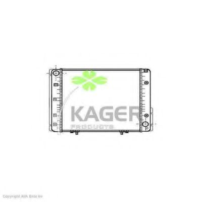 Радиатор, охлаждение двигателя KAGER 31-0590