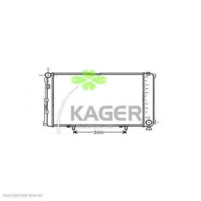 Радиатор, охлаждение двигателя KAGER 31-0624