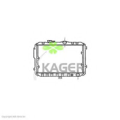 Радиатор, охлаждение двигателя KAGER 31-0652