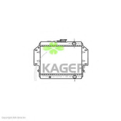 Радиатор, охлаждение двигателя KAGER 31-1046
