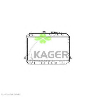 Радиатор, охлаждение двигателя KAGER 31-1078