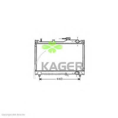 Радиатор, охлаждение двигателя KAGER 31-2347