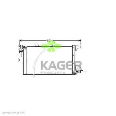 Конденсатор, кондиционер KAGER 94-5288