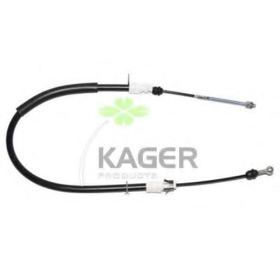 Трос, стояночная тормозная система KAGER 19-6406