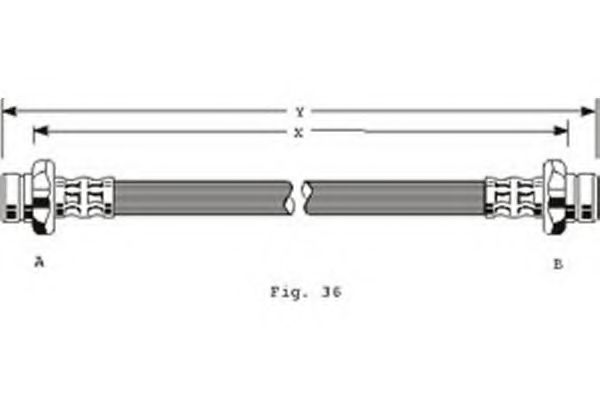Тормозной шланг GIRLING 9001198