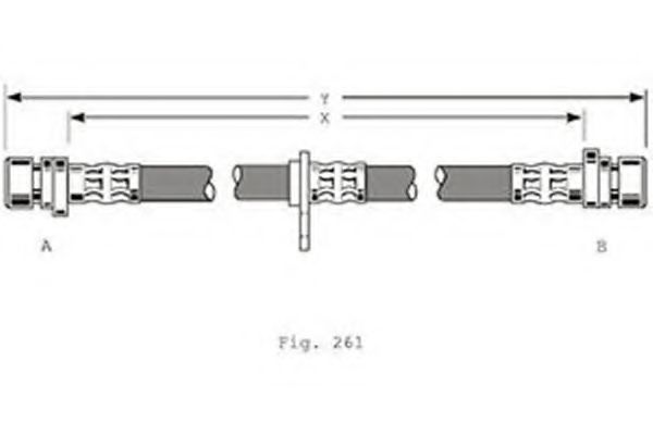Тормозной шланг GIRLING 9001367