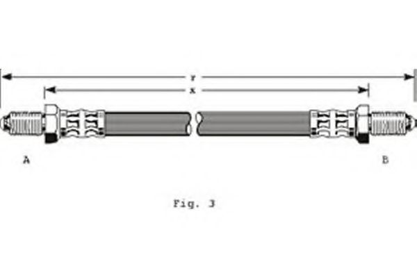 Тормозной шланг GIRLING 9003118