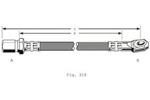 Тормозной шланг GIRLING 9004241