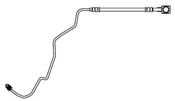 Тормозной шланг KAWE 518285