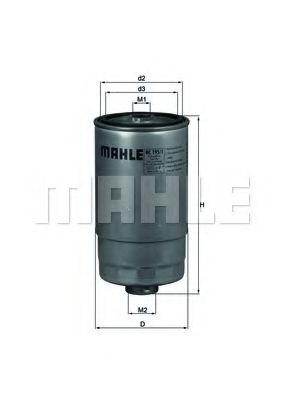 Топливный фильтр MAHLE ORIGINAL KC 195/1