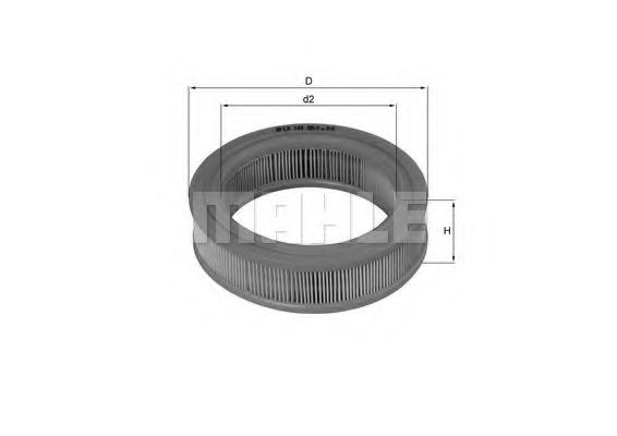 Воздушный фильтр MAHLE ORIGINAL LX 144