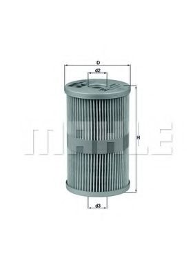 Масляный фильтр MAHLE ORIGINAL OX 18D