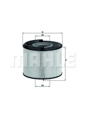 Топливный фильтр MAHLE ORIGINAL KX 192D