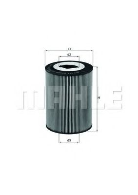 Масляный фильтр MAHLE ORIGINAL OX 359D