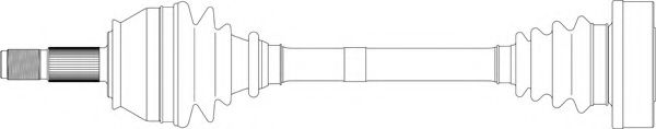 Приводной вал GENERAL RICAMBI AR3047