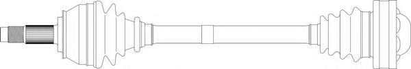 Приводной вал GENERAL RICAMBI AR3096