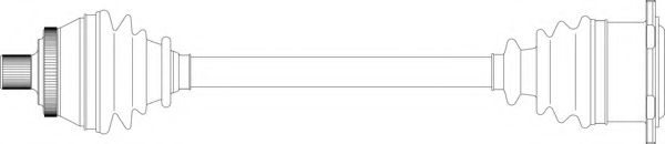 Приводной вал GENERAL RICAMBI AU3094