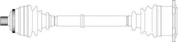 Приводной вал GENERAL RICAMBI AU3101