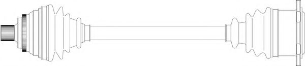 Приводной вал GENERAL RICAMBI AU3198