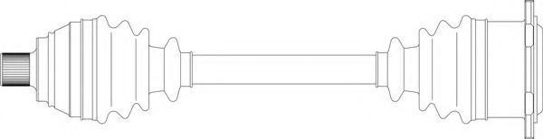 Приводной вал LÖBRO 300807