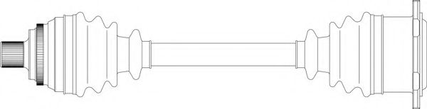 Приводной вал LÖBRO 301306