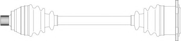 Приводной вал LÖBRO 300817