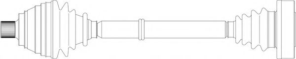 Приводной вал GENERAL RICAMBI AU3313